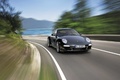 Porsche 997 Black Edition Coupe 3/4 avant droit travelling