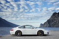 Porsche 997 Carrera GTS blanc profil