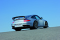 Porsche 997 GT2 RS gris 3/4 arrière droit penché 2