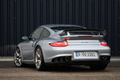 Porsche 997 GT2 RS gris 3/4 arrière gauche