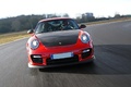 Porsche 997 GT2 RS rouge face avant travelling penché 4