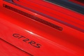 Porsche 997 GT2 RS rouge logo capot moteur