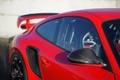 Porsche 997 GT2 RS rouge rétroviseur