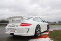 Porsche 997 GT3 MkII blanc 3/4 arrière droit 2
