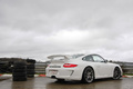 Porsche 997 GT3 MkII blanc 3/4 arrière droit 5