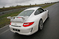 Porsche 997 GT3 MkII blanc 3/4 arrière droit 6