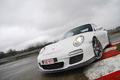 Porsche 997 GT3 MkII blanc 3/4 avant gauche penché 2