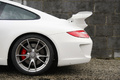 Porsche 997 GT3 MkII blanc profil coupé