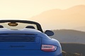 Porsche 997 Speedster bleu feu arrière