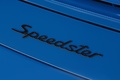 Porsche 997 Speedster bleu logo Speedster