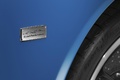 Porsche 997 Speedster bleu plaque aile
