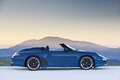 Porsche 997 Speedster bleu profil
