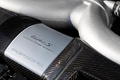 Porsche 997 Turbo S bleu plaque moteur