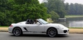 Porsche Boxster Spyder blanc filé