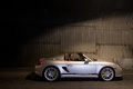 Porsche Boxster Spyder gris profil 2