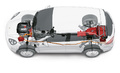 Porsche Cayenne Hybrid - illustration chaine de traction hybride