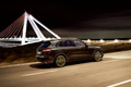 Porsche Cayenne Turbo - 3/4 arrière droit, dynamique