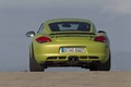 Porsche Cayman R vert face arrière