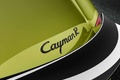 Porsche Cayman R vert logo coffre