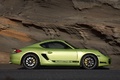 Porsche Cayman R vert profil 3