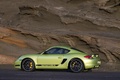 Porsche Cayman R vert profil 4