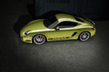 Porsche Cayman R - vert - profil