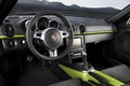 Porsche Cayman R vert tablau de bord