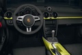 Porsche Cayman R vert tableau de bord