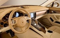 Porsche Panamera Turbo beige tableau de bord