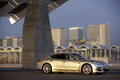 Porsche Panamera Turbo gris 3/4 avant droit 2