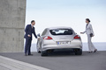 Porsche Panamera Turbo gris 3/4 face arrière 2