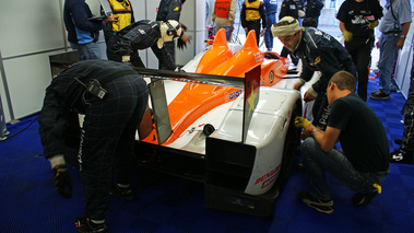 24h du Mans 2009 proto Zytek 3/4 arrière droit
