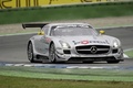 Mercedes SLS AMG GT3 gris 3/4 avant droit