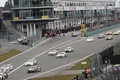 Mercedes SLS AMG GT3 gris x2 3/4 avant gauche vue de haut