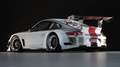Porsche 997 GT3 R blanc 3/4 arrière gauche 2