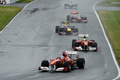 Canada 2011 Ferrari et Red Bull pluie