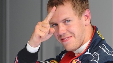 Grand Prix Shangai-Sebastian Vettel-3/4 droit