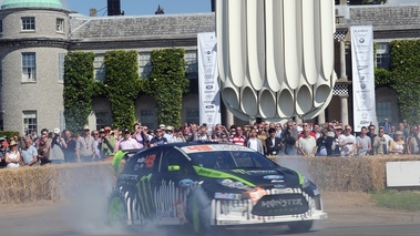 Goodwood Festival Of Speed 2011 - Ford Fiesta WRC donuts