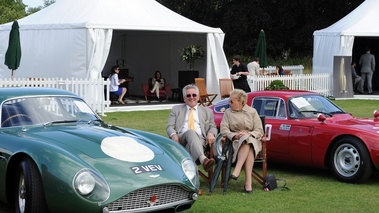 Aston Martin Zagato verte, alfa TZ 3-4 avd