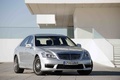 S63 AMG grise 3/4 avant droit