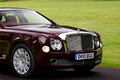 Bentley Mulsanne bordeaux 3/4 avant droit coupé