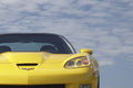 Chevrolet Corvette C6 ZR1 jaune face avant coupé