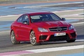 Mercedes C63 AMG Black Series - rouge - 3/4 avant droit