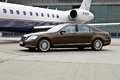 Mercedes S600 marron 3/4 avant gauche 2