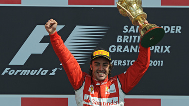 Silverstone 2011 Alonso podium