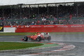 Silverstone 2011 Ferrari 3/4 arrière pluie