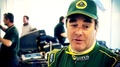 Nigel Mansell teste la Lotus T125