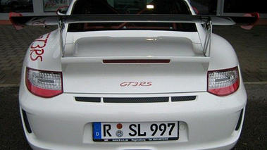 PORSCHE 911 Type 997 GT3 RS 2010 - Vue 3/4 avanr gauche