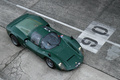 Coupes de Printemps 2012 - Porsche 906 vert 3/4 avant droit vue de haut