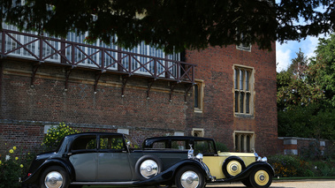 Hampton Court Palace Concours of Elegance 2017 - Rolls Royce anthracite/noir & beige/noir profil